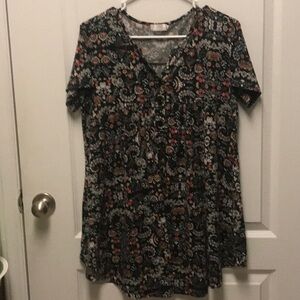 Another great little softie baby doll top with colors that look like Christmas!